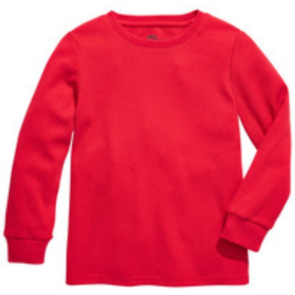 Epic Thread's Red Solid Thermal LS - Size: 4T